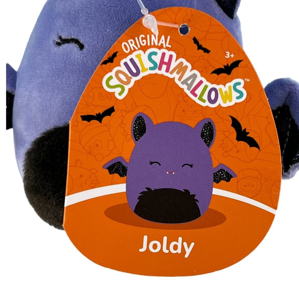 Squishmallow Joldy the Bat Halloween Plush Stuffed Animal with Clip #1 - Picture 7 of 11